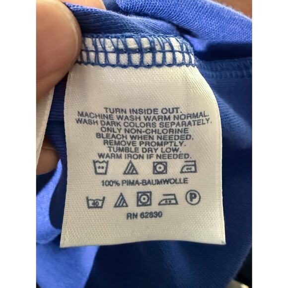 Draper James + Lands' End Blue Floral Swimsuit Top | Women's 6 - Picture 3 of 4